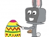 Easter Bunny Freddie Traced